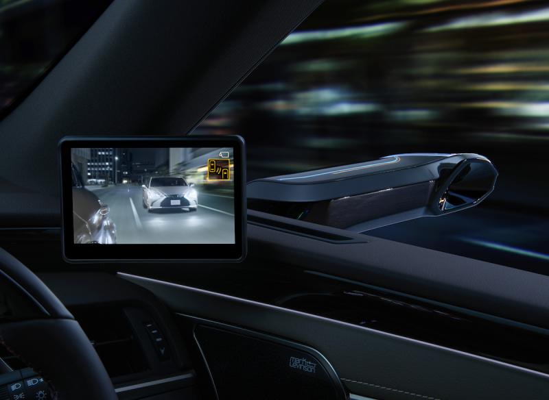 Rétroviseurs numériques Lexus | les photos officielles